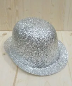 CHAPEAU PAILLETÉ ARGENT -Ac1245