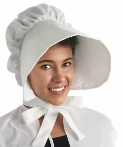 BONNET COLONIAL BLANC -Ac1455