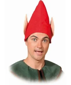 BONNET LUTIN ROUGE OREILLES -Ac1664