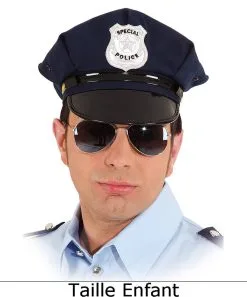 CASQUETTE DE POLICIER TAILLE -Ac1668