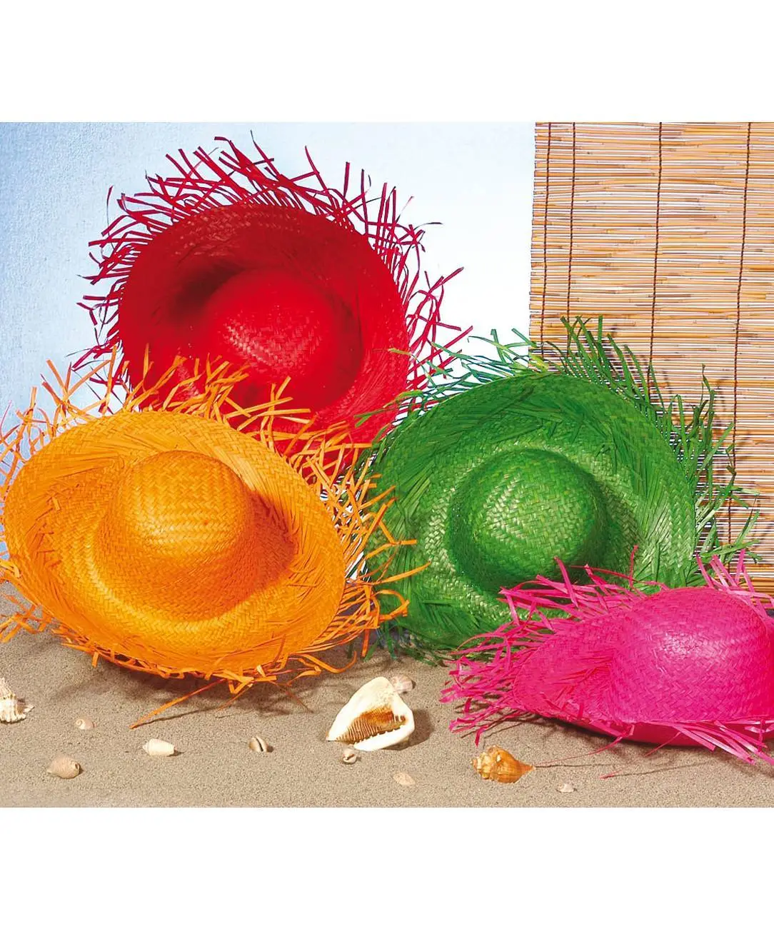 CHAPEAU DE PAILLE ANTILLAIS -Ac1733 – Image 2