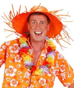 CHAPEAU DE PAILLE ANTILLAIS -Ac1733