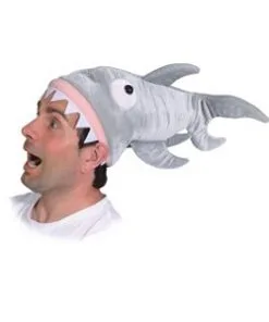 CHAPEAU REQUIN SUR TÊTE ADULTE -Ac1790