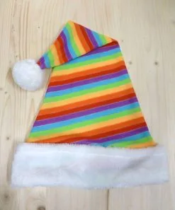 BONNET NOËL ARC - EN - CIEL -An0175