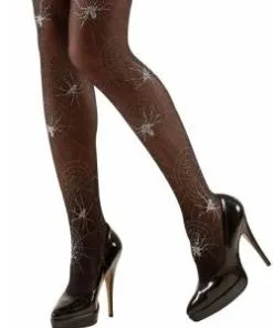 COLLANT NOIR MOTIFS ARAIGNÉES -Ax0750