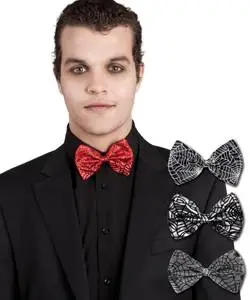 NOEUD PAPILLON HALLOWEEN -Ax0938