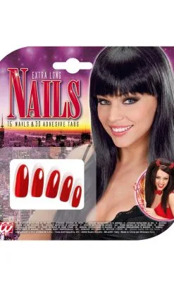 FAUX ONGLES ROUGES -Hq0050