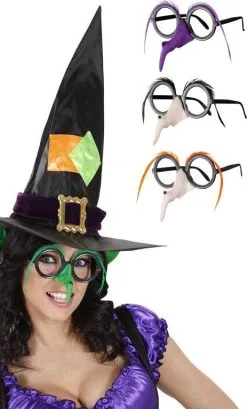 LUNETTES RONDES AVEC NEZ -Hq0072