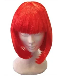 PERRUQUE CARRÉ ROUGE -P20254