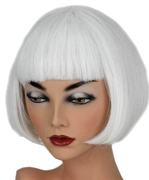 PERRUQUE CARRÉ BLANCHE -P20301 – Image 2