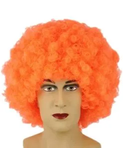PERRUQUE DISCO ORANGE -P40159