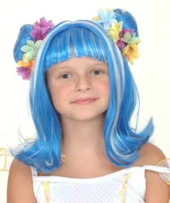 PERRUQUE SIRÈNE ENFANT -P40248