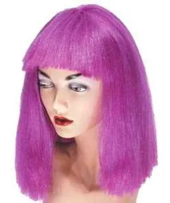 PERRUQUE VIOLETTE CABARET -P60060