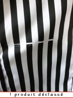 VESTE RAYÉE NOIR - BLANC - CHOIX -v11043