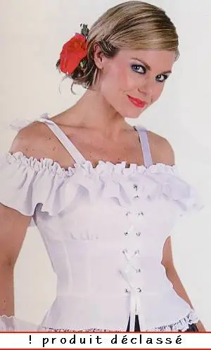 BLOUSE ÉPOQUE BLANCHE - -v21048