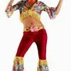 COSTUME HIPPIE POUR FEMME -v29302