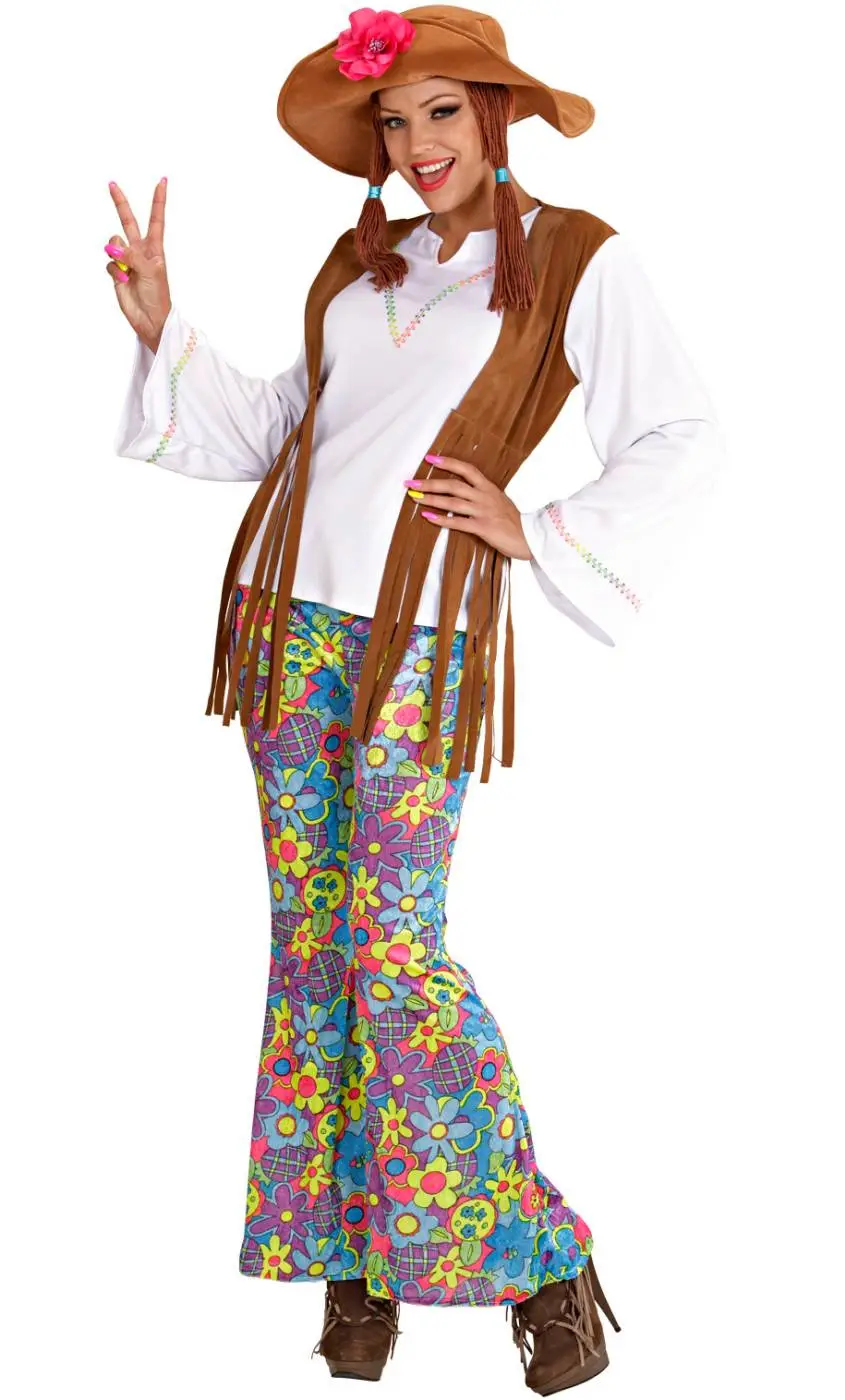 COSTUME DE HIPPIE POUR FEMME -v29314 – Image 2