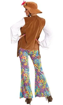 COSTUME DE HIPPIE POUR FEMME -v29314