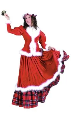 COSTUME MÈRE NOËL TRADITION -v29374