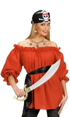 CHEMISE BOUFFANTE FEMME PIRATE -v29375