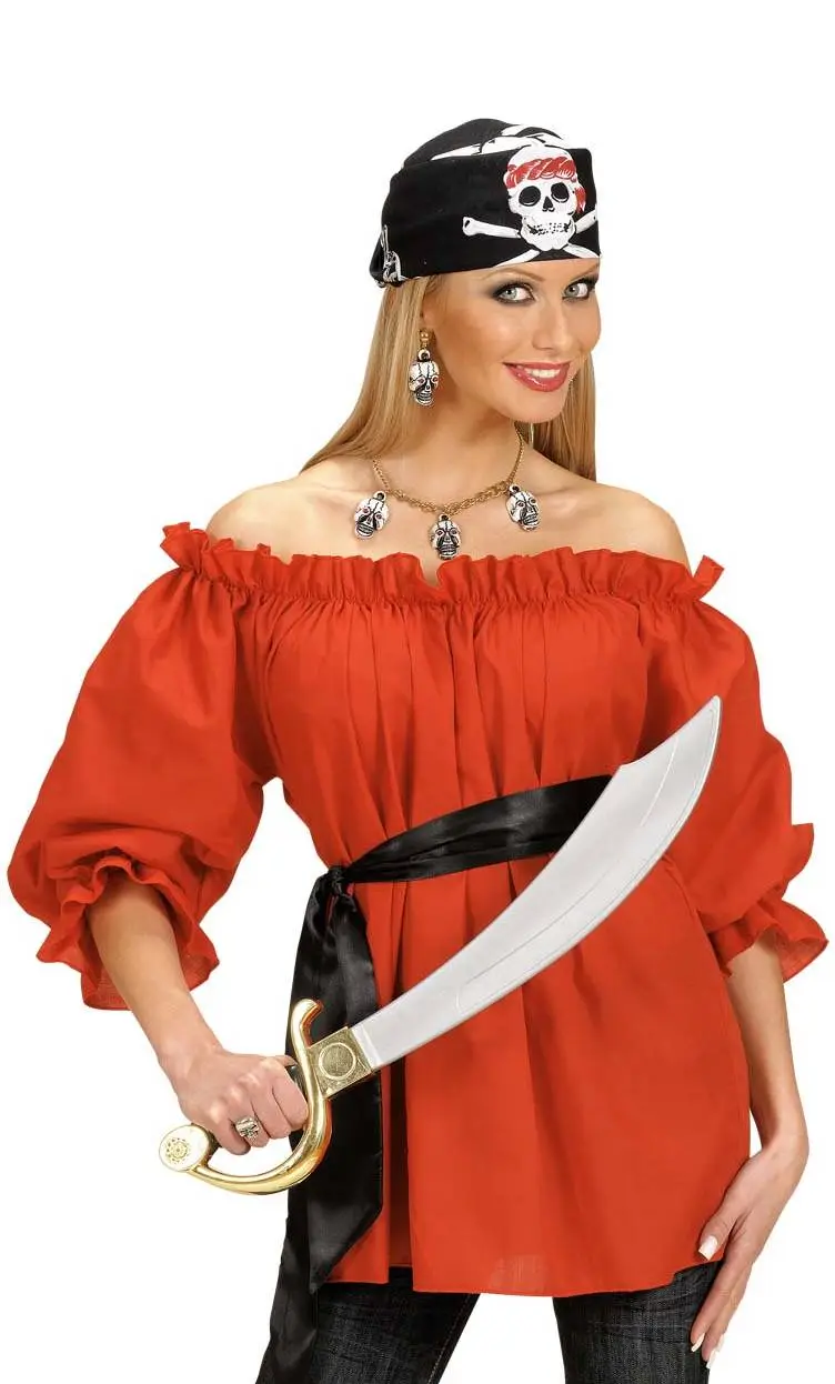 CHEMISE BOUFFANTE FEMME PIRATE -v29375
