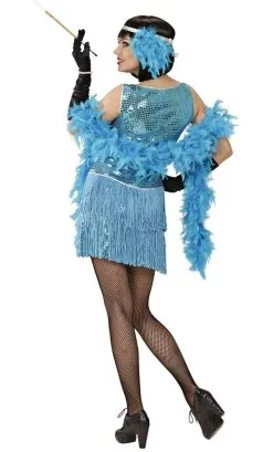 COSTUME CHARLESTON PAILLETTES -v29397