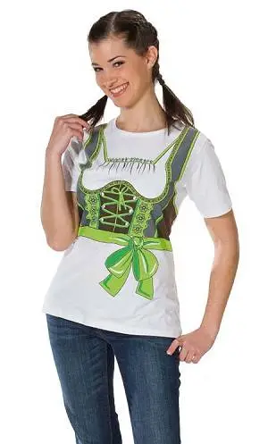COSTUME TYROLIENNE T - SHIRT -v29537