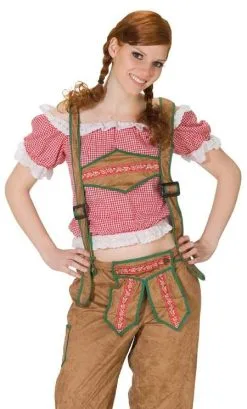 BLOUSE TYROLIENNE -v29540