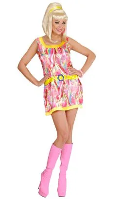 ROBE MINI 70S ROSE -v29604