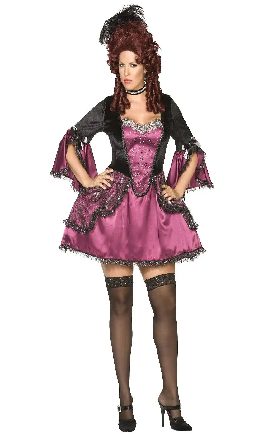 COSTUME MARQUISE BAROQUE GRANDE TAILLE -v29660 – Image 3