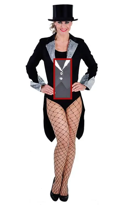 VESTE QUEUE DE PIE FEMME ARGENT -v29754