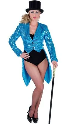 QUEUE DE PIE PAILLETTES FEMME -v29756