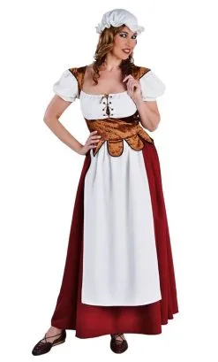 COSTUME PAYSANNE MOYEN ÂGE -v29766