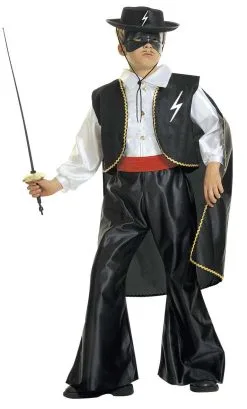 COSTUME JUSTICIER MASQUÉ 8 ANS -v49085