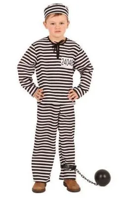 COSTUME PRISONNIER ENFANT -v49164