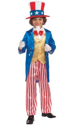 COSTUME ONCLE SAM ENFANT -v49280