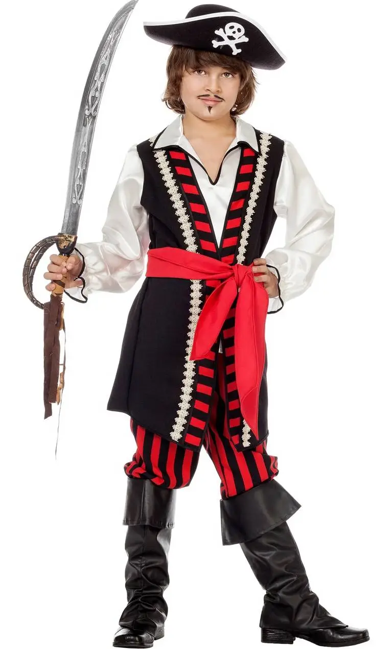 COSTUME DE PIRATE GARÇON -v49285 – Image 3