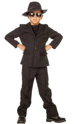COSTUME DE GANGSTER GARÇON -v49298