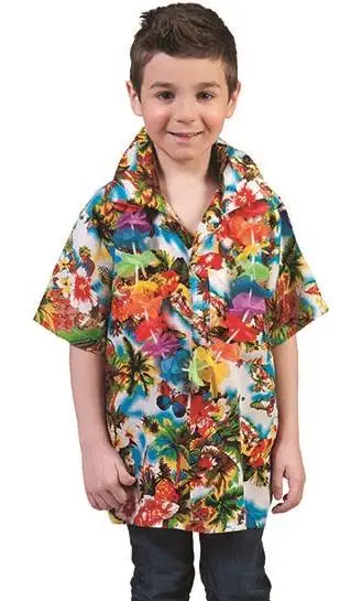 CHEMISE HAWAÏENNE GARÇON -v49320