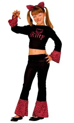 COSTUME DE CHAT - KITTY ROSE 8 ANS -v59111