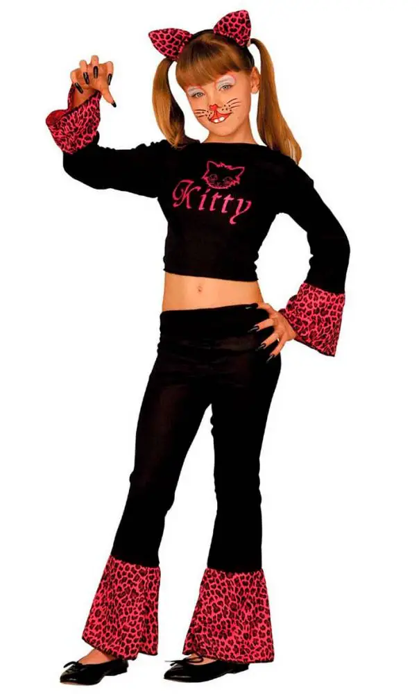 COSTUME DE CHAT - KITTY ROSE 8 ANS -v59111