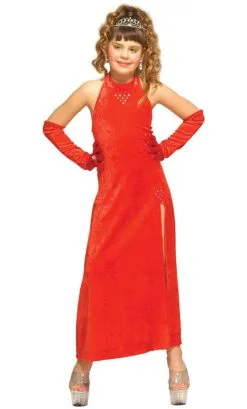 ROBE DE STAR ROUGE 6 ANS -v59120