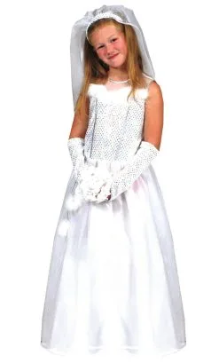 DÉGUISEMENT DE MARIÉE 4 ANS -v59223