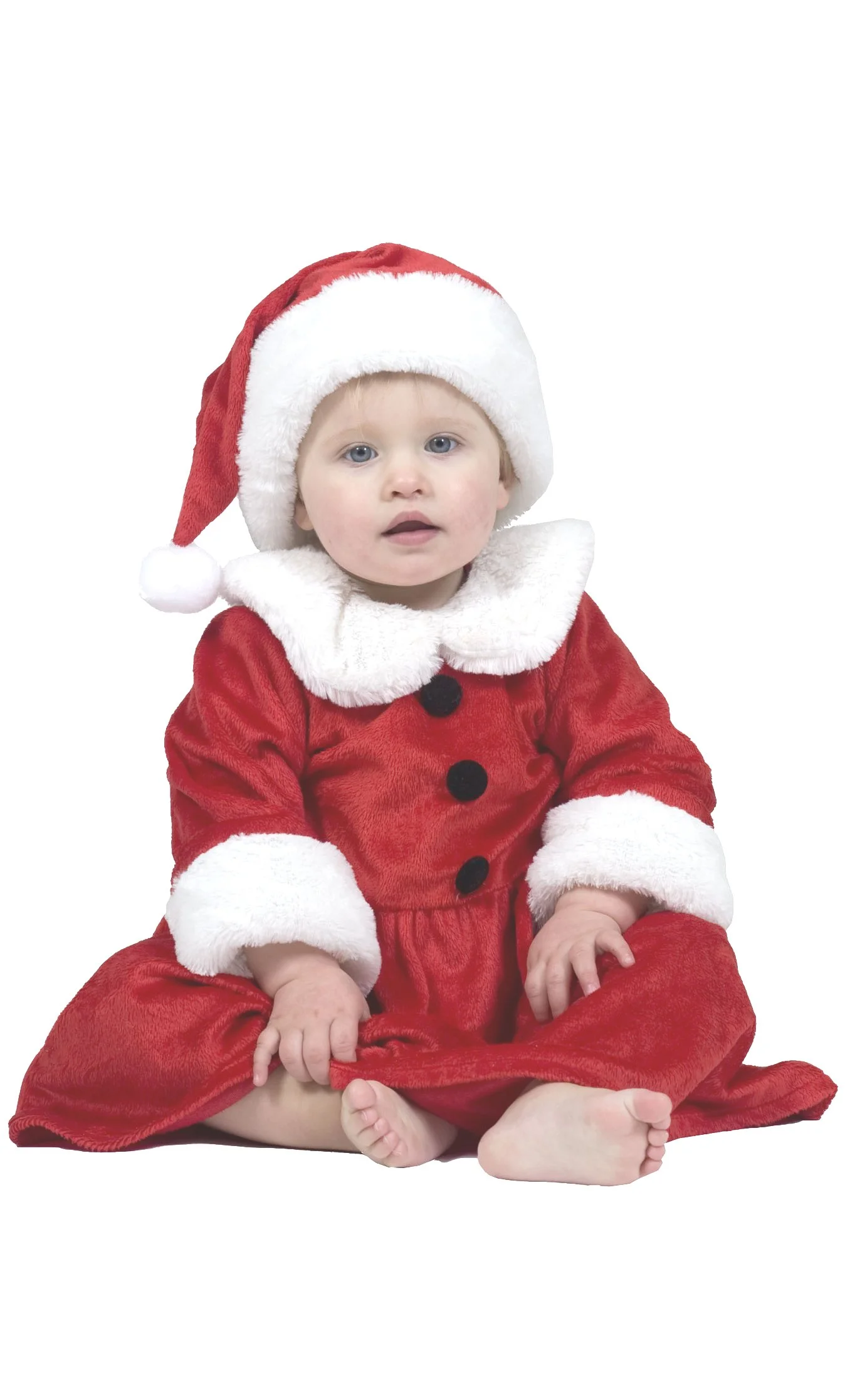 COSTUME DE MÈRE NOËL BÉBÉ -v59312 – Image 2