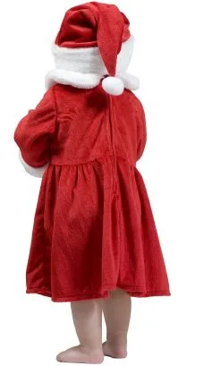 COSTUME DE MÈRE NOËL BÉBÉ -v59312