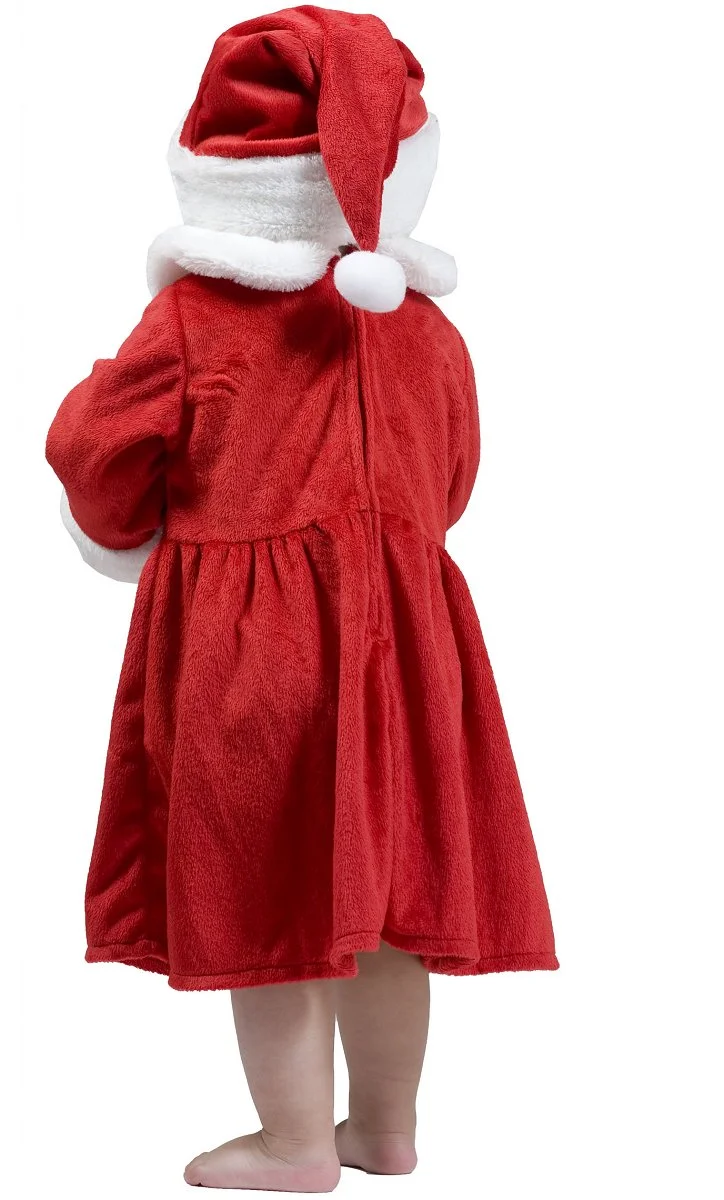 COSTUME DE MÈRE NOËL BÉBÉ -v59312