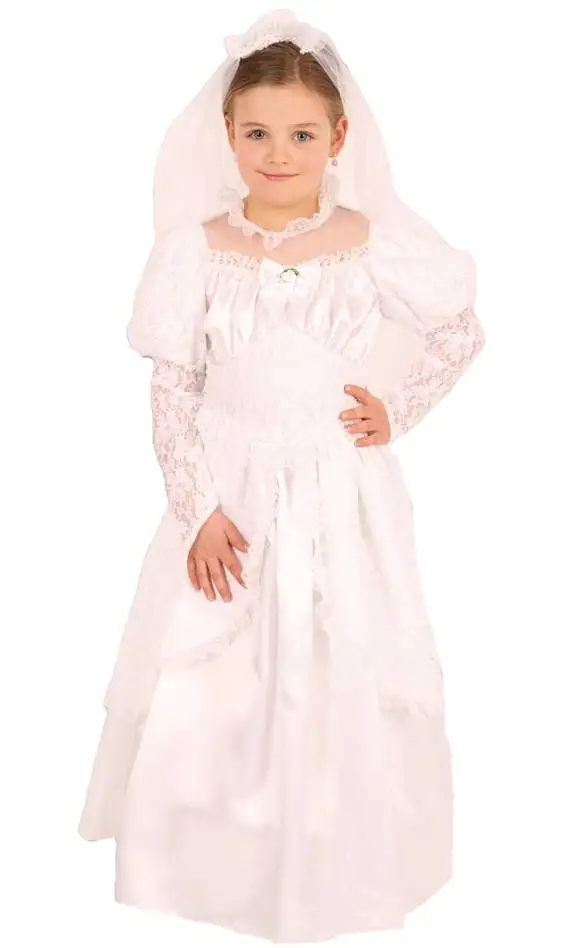 COSTUME ROBE DE MARIÉE FILLE -v59364 – Image 2