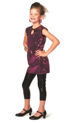 ROBE PAILLETTES FILLE -v59388