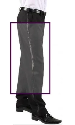 PANTALON QUEUE DE PIE HOMME GRANDE TAILLE -w10009