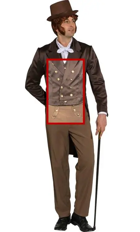 COSTUME HOMME 1900 -w10033 – Image 2